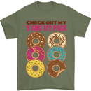 Check Out My 5 1/2 Pack Funny Donut Food Gym Mens T-Shirt 100% Cotton Military Green