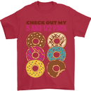 Check Out My 5 1/2 Pack Funny Donut Food Gym Mens T-Shirt 100% Cotton Red