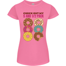 Check Out My 5 1/2 Pack Funny Donut Food Gym Womens Petite Cut T-Shirt Azalea