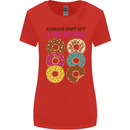 Check Out My 5 1/2 Pack Funny Donut Food Gym Womens Wider Cut T-Shirt Red