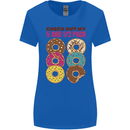 Check Out My 5 1/2 Pack Funny Donut Food Gym Womens Wider Cut T-Shirt Royal Blue