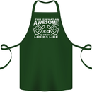 30th Birthday 30 Year Old This Is What Cotton Apron 100% Organic Forest Green