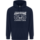 30th Birthday 30 Year Old This Is What Mens 80% Cotton Hoodie Navy Blue