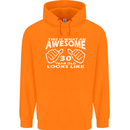 30th Birthday 30 Year Old This Is What Mens 80% Cotton Hoodie Orange