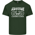 30th Birthday 30 Year Old This Is What Mens Cotton T-Shirt Tee Top Forest Green