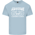30th Birthday 30 Year Old This Is What Mens Cotton T-Shirt Tee Top Light Blue