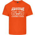 30th Birthday 30 Year Old This Is What Mens Cotton T-Shirt Tee Top Orange
