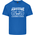 30th Birthday 30 Year Old This Is What Mens Cotton T-Shirt Tee Top Royal Blue