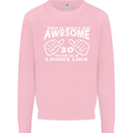30th Birthday 30 Year Old This Is What Mens Sweatshirt Jumper Light Pink