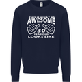 30th Birthday 30 Year Old This Is What Mens Sweatshirt Jumper Navy Blue