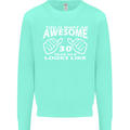 30th Birthday 30 Year Old This Is What Mens Sweatshirt Jumper Peppermint