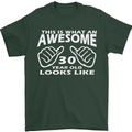 30th Birthday 30 Year Old This Is What Mens T-Shirt 100% Cotton Forest Green