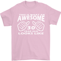 30th Birthday 30 Year Old This Is What Mens T-Shirt 100% Cotton Light Pink