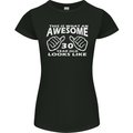 30th Birthday 30 Year Old This Is What Womens Petite Cut T-Shirt Black