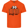 30th Birthday 30 is the New 21 Funny Kids T-Shirt Childrens Orange