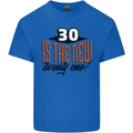 30th Birthday 30 is the New 21 Funny Kids T-Shirt Childrens Royal Blue