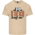 30th Birthday 30 is the New 21 Funny Mens Cotton T-Shirt Tee Top Sand