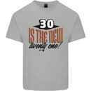 30th Birthday 30 is the New 21 Funny Mens Cotton T-Shirt Tee Top Sports Grey