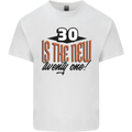 30th Birthday 30 is the New 21 Funny Mens Cotton T-Shirt Tee Top White