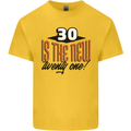 30th Birthday 30 is the New 21 Funny Mens Cotton T-Shirt Tee Top Yellow