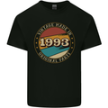 30th Birthday  Vintage Made In 1993 Mens Cotton T-Shirt Tee Top Black