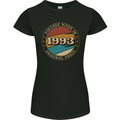 30th Birthday  Vintage Made In 1993 Womens Petite Cut T-Shirt Black