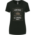 33rd Birthday Limited Edition 1990 Womens Wider Cut T-Shirt Black