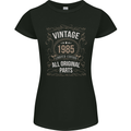 38th Birthday Limited Edition 1985 Womens Petite Cut T-Shirt Black