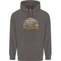 3 Bearded Dragons Mens 80% Cotton Hoodie Charcoal