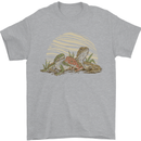 3 Bearded Dragons Mens T-Shirt 100% Cotton Sports Grey