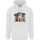 3 Cool Dalmatian Puppy's Dogs Childrens Kids Hoodie White