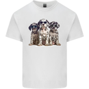3 Cool Dalmatian Puppy's Dogs Kids T-Shirt Childrens White