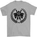 3 Sparta Helmets Bodybuilding Training Gym Mens T-Shirt 100% Cotton Sports Grey
