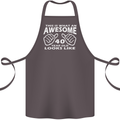 40th Birthday 40 Year Old This Is What Cotton Apron 100% Organic Dark Grey