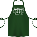 40th Birthday 40 Year Old This Is What Cotton Apron 100% Organic Forest Green