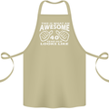 40th Birthday 40 Year Old This Is What Cotton Apron 100% Organic Khaki
