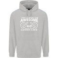 40th Birthday 40 Year Old This Is What Mens 80% Cotton Hoodie Sports Grey