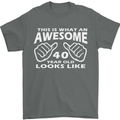 40th Birthday 40 Year Old This Is What Mens T-Shirt 100% Cotton Charcoal