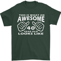 40th Birthday 40 Year Old This Is What Mens T-Shirt 100% Cotton Forest Green