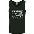 40th Birthday 40 Year Old This Is What Mens Vest Tank Top Black