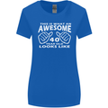 40th Birthday 40 Year Old This Is What Womens Wider Cut T-Shirt Royal Blue