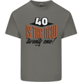 40th Birthday 40 is the New 21 Funny Kids T-Shirt Childrens Charcoal