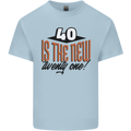 40th Birthday 40 is the New 21 Funny Kids T-Shirt Childrens Light Blue