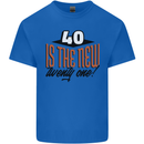 40th Birthday 40 is the New 21 Funny Kids T-Shirt Childrens Royal Blue