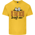40th Birthday 40 is the New 21 Funny Kids T-Shirt Childrens Yellow
