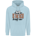 40th Birthday 40 is the New 21 Funny Mens 80% Cotton Hoodie Light Blue