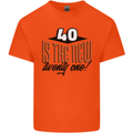 40th Birthday 40 is the New 21 Funny Mens Cotton T-Shirt Tee Top Orange
