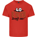 40th Birthday 40 is the New 21 Funny Mens Cotton T-Shirt Tee Top Red