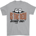 40th Birthday 40 is the New 21 Funny Mens T-Shirt 100% Cotton Sports Grey