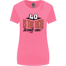 40th Birthday 40 is the New 21 Funny Womens Wider Cut T-Shirt Azalea